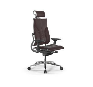 Кресло МЕТТА Move B2-10D - Infinity /Kc06/Nc06/D04P/H2cL-3D(M26.B32.G25.W03) (Темно-коричневый)