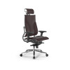 Кресло МЕТТА Move B2-10D - Infinity /Kc06/Nc06/D04P/H2cL-3D(M06.B32.G11.W03) (Темно-коричневый)