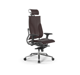 Кресло МЕТТА Move B2-10D - Infinity /Kc06/Nc06/D04P/H2cL-3D(M06.B32.G11.W03) (Темно-коричневый)