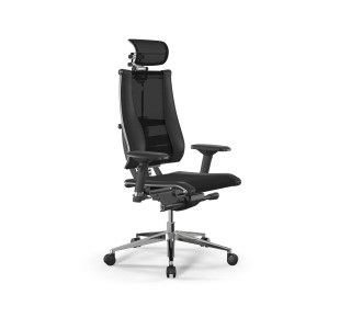Кресло МЕТТА Y 4DF B2-14D - YM93+Infinity /Kc09/Nc09/D04P/H13mM-3D(M26.B32.G25.W03) (Черный)
