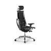 Кресло МЕТТА Y 4DF B2-14D - YM93+Infinity /Kc09/Nc09/D04P/H13mM-3D(M26.B32.G25.W03) (Черный)