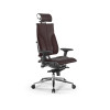Кресло МЕТТА Y 4DF B2-10D - Infinity /Kc06/Nc06/D04P/H2cL-3D(M06.B32.G11.W03) (Темно-коричневый)