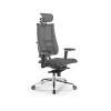 Кресло МЕТТА Y 4DF B2-14D - YM93+Infinity /Kc09/Nc09/D15P/H13mM-3D(M06.B35.G11.W04) (Серый-Тем.Серый)