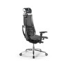 Кресло МЕТТА Y 4DF B2-14D - YM93+Infinity /Kc09/Nc09/D15P/H2cL-3D(M26.B35.G25.W04) (Серый-Тем.Серый)