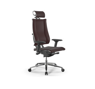Кресло МЕТТА Y 4DF B2-17D - Infinity /Kc09/Nc09/D04P/H2cL-3D(M26.B32.G25.W03) (Темно-коричневый)