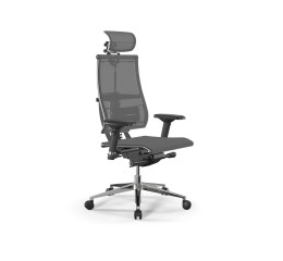 Кресло МЕТТА Y 4DF B2-5D - YM93 /Kc00/Nc00/D04P/H13mM-3D(M26.B32.G25.W03) (Серый-Тем.Серый)