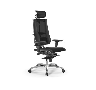 Кресло МЕТТА Y 4DT B2-14D - YM93+Infinity /Kc09/Nc09/D04P/H13mM-3D(M06.B31.G04.W03) (Черный)