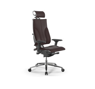 Кресло МЕТТА Y 4DT B2-10D - Infinity /Kc06/Nc06/D04P/H2cL-3D(M26.B32.G25.W03) (Темно-коричневый)