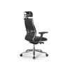 Кресло МЕТТА Samurai M3-11D - Infinity /Kc06/Wm06/D03P/H2cL-3D(M26.B32.G25.W03) (Черный (Черный (бежевая строчка)))