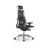 Кресло МЕТТА Move B2-10D - Infinity /Kc06/Nc06/D04P/H2cL-3D(M26.B32.G25.W03) (Черный (Черный (бежевая строчка)))