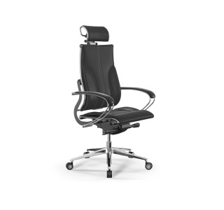 Кресло МЕТТА Move B2-10K - Infinity /Kc06/Nc06/K2cL/H2cL-3D(M26.B35.G25.W04) (Черный (Черный (бежевая строчка)))