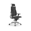 Кресло МЕТТА Move B2-10D - Infinity /Kc06/Nc06/D04P/H2cL-3D(M06.B32.G11.W03) (Черный (Черный (бежевая строчка)))