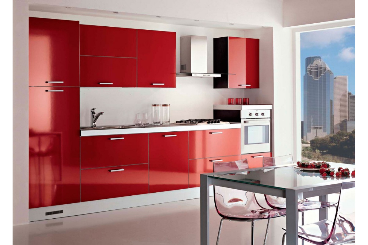 Фабрика мебель лэнд. Красные кухни. Красный кухонный гарнитур. Кухонный гарнитур прямой. Красные кухонные гарнитуры.