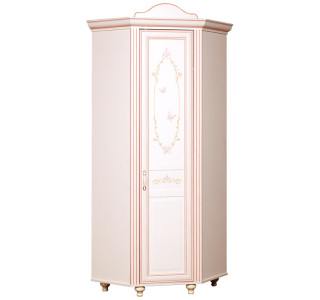 Шкаф «Алиса» угловой № 562 (кремовый белый)