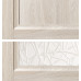 Шкаф «Йорк» 3-х дверный с зеркалом и глянцевыми вставками № 01.3 (ясень анкор)